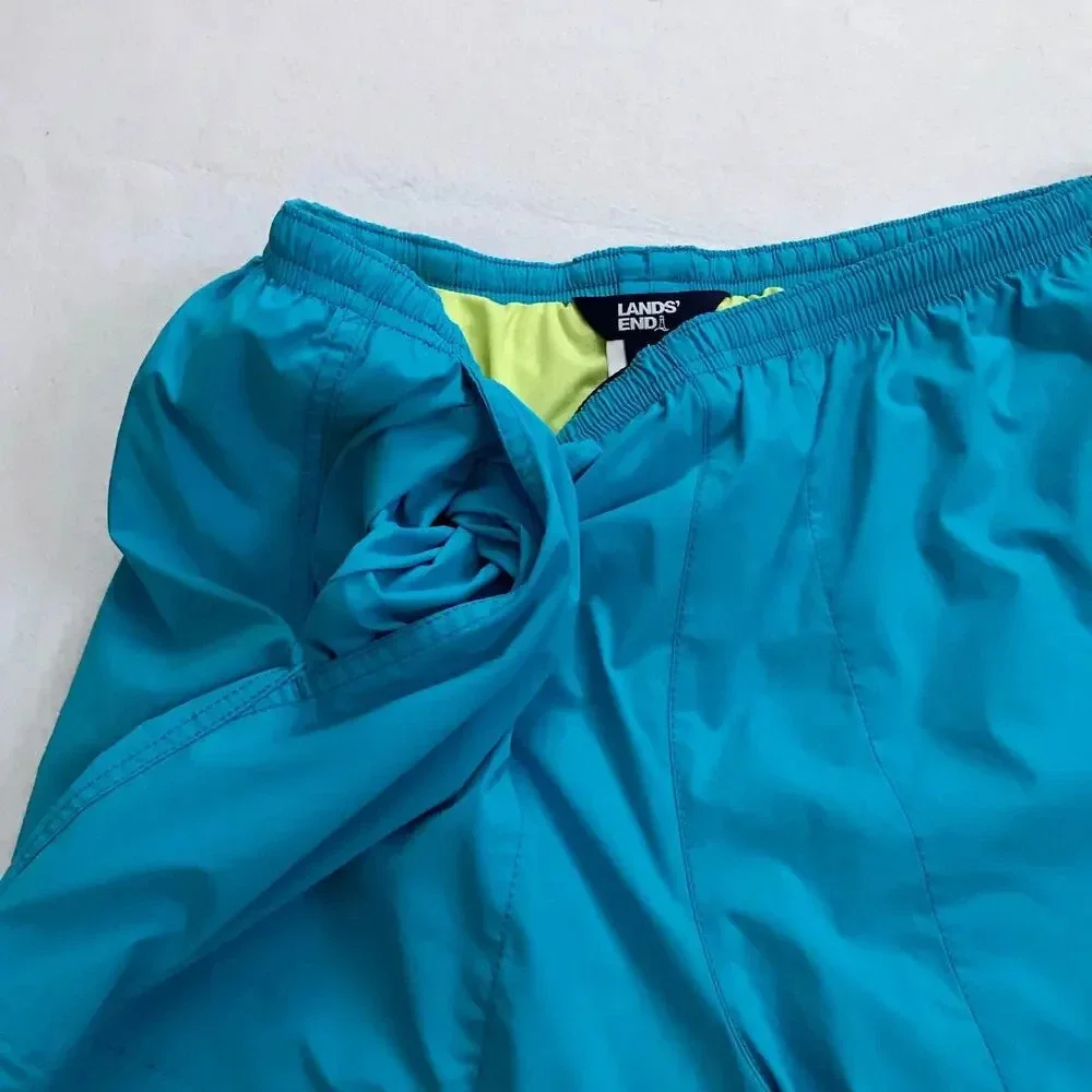 Lands' End NWT Blue Sport Swim Trunk Men Various